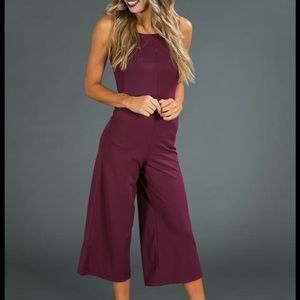 Burgundy Jumpsuit